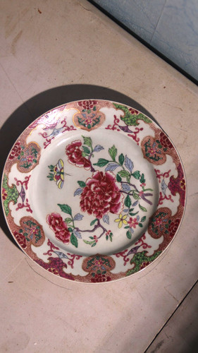 Assiette porcelaine asie - assiette, en